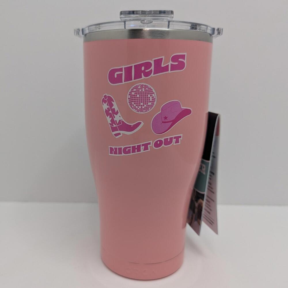 ORCA Chaser 27oz Pink Girls Night Out Stainless Steel‎ Insulated Tumbler w/ Lid